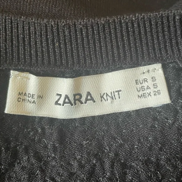 Zara knit top with sequins - Picture 4 of 7